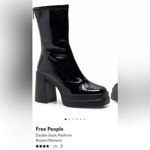 Free People Double Stack Platform Bootie